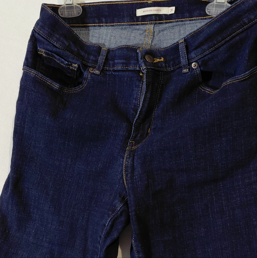 Levi's Dark Blue Mens  Straight Leg Shorts